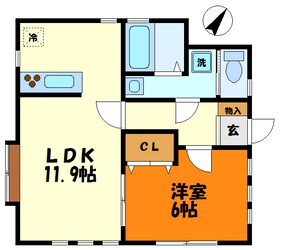 リヴェールの物件間取画像